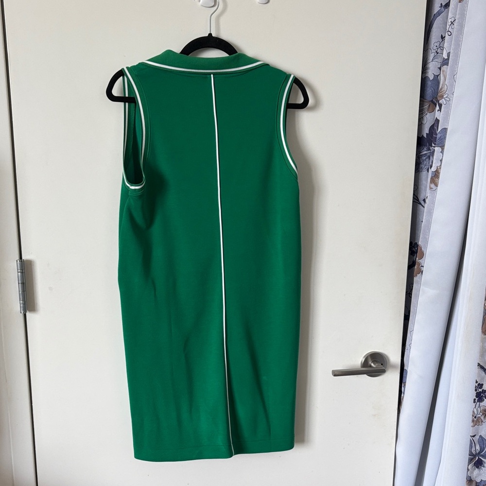 SPANX Green Sleeveless AirEssentials Pique Polo Dress - Picture 4 of 5